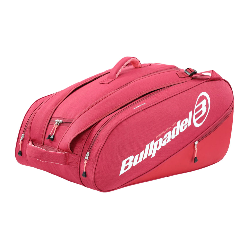 2025 Bullpadel Performance padel racket bag (Red) - front view