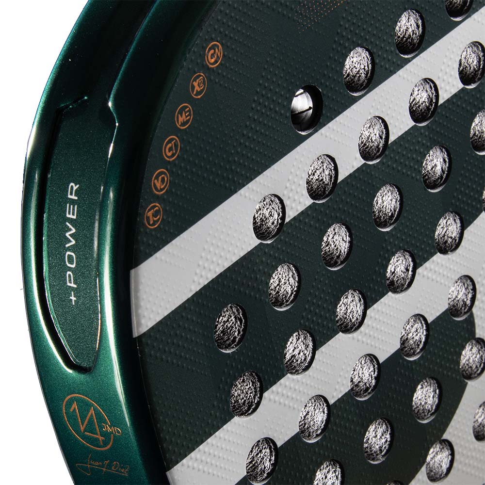 2026 Bullpadel Icon padel racket - close-up of the hitting surface