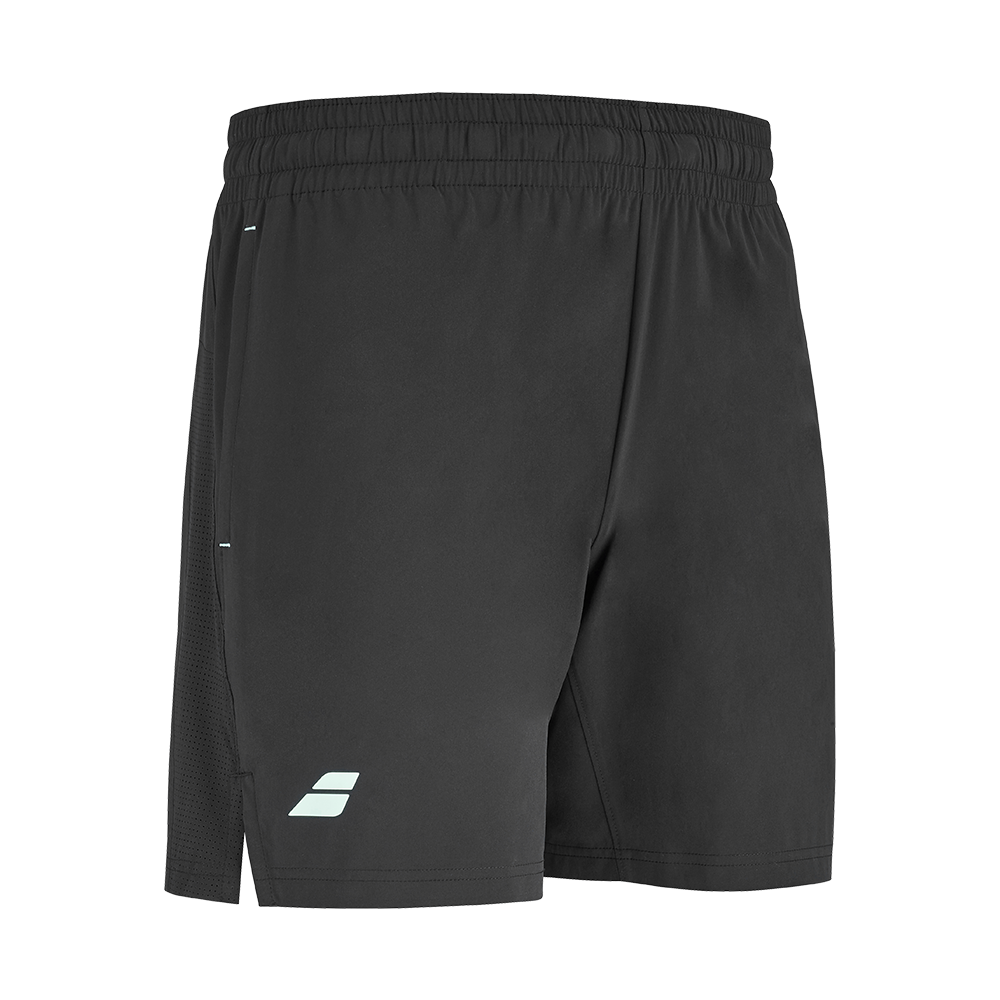 2027 Babolat Lebrón men's padel shorts (Black) - angled view
