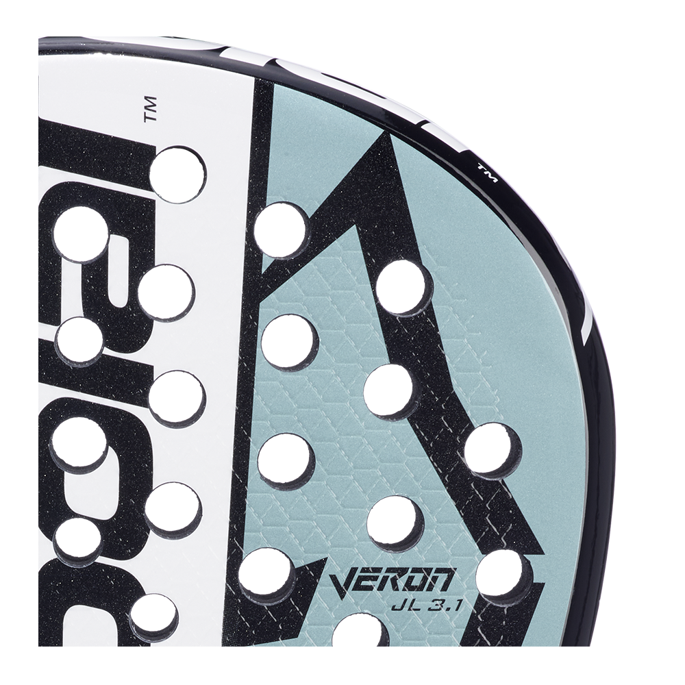 Babolat Veron Juan Lebrón 3.1 padel racket - textured playing-surface detail