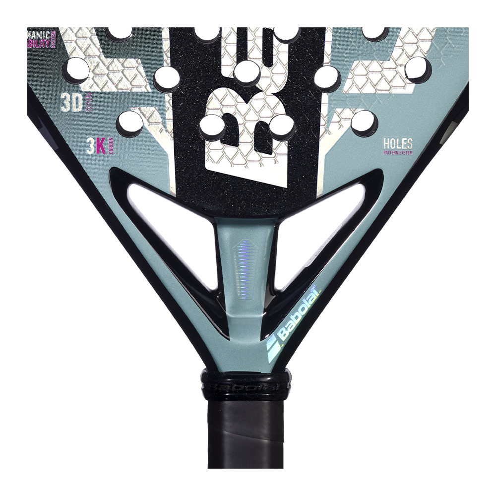 Babolat Viper Juan Lebrón 3.1 padel racket - face and throat detail