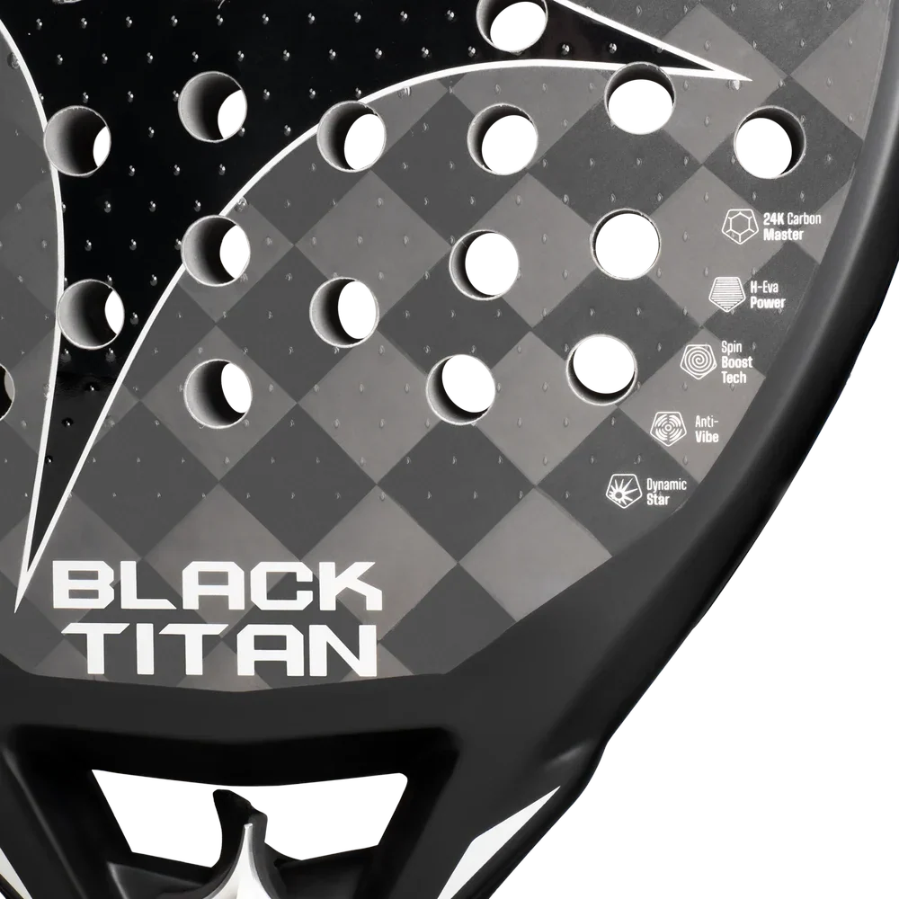 StarVie Black Titan padel racket - specifications and tech detail