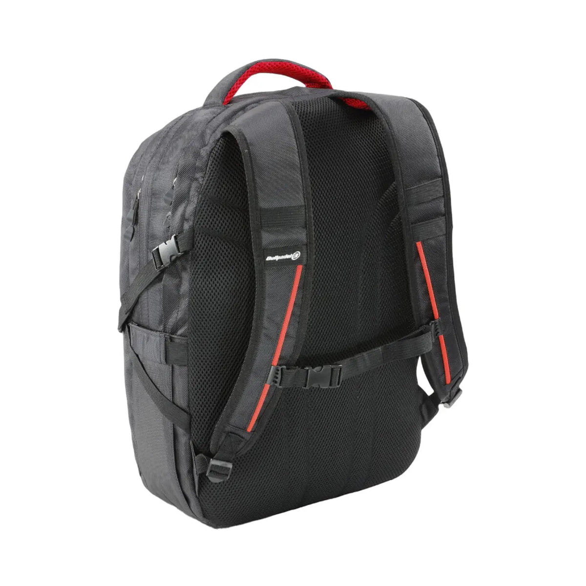 2025 Bullpadel Xplo Backpack - rear view showing the harness