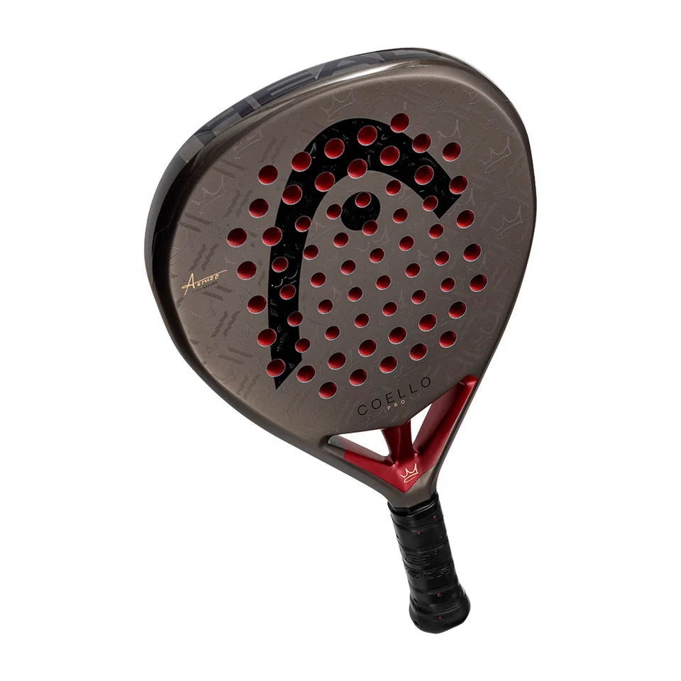 Head Coello Pro padel racket - angled view of the face