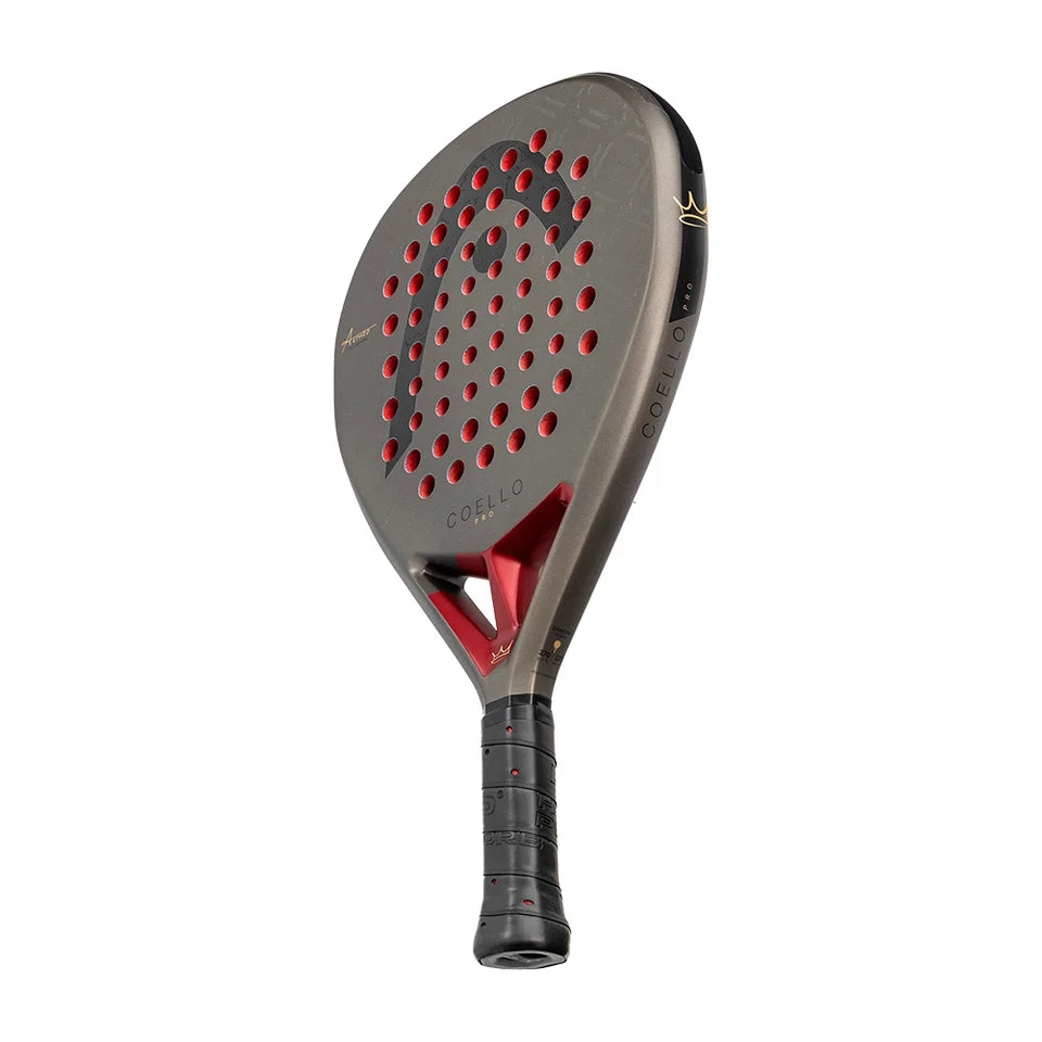 Head Coello Pro padel racket - angled three-quarter view