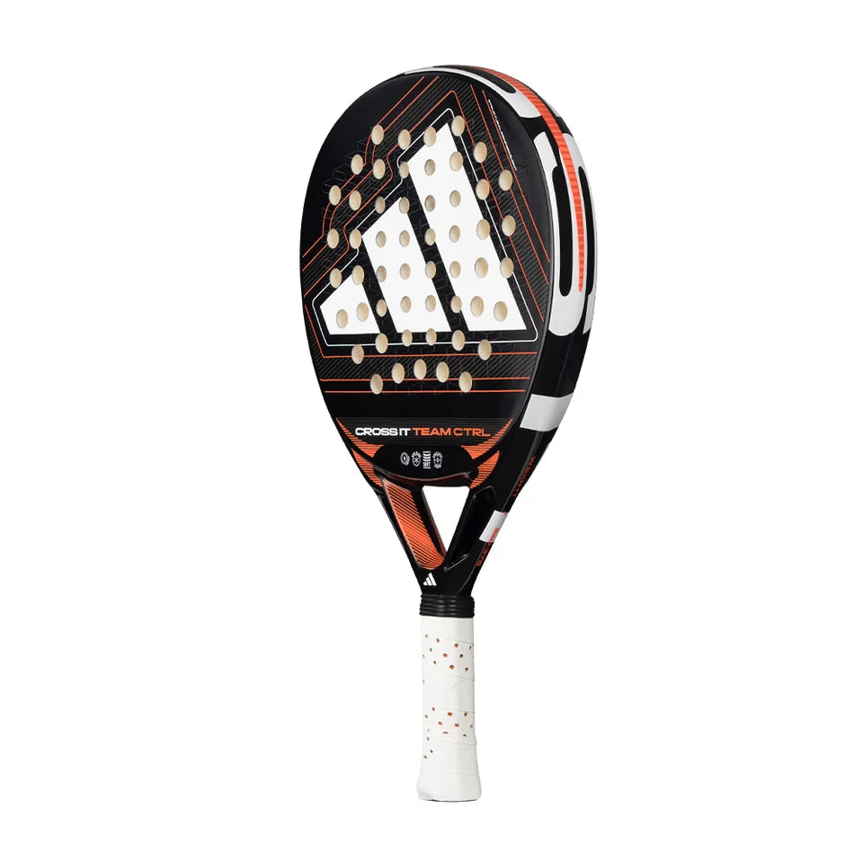2026 Adidas CrossIt Team Control padel racket - angled three-quarter view