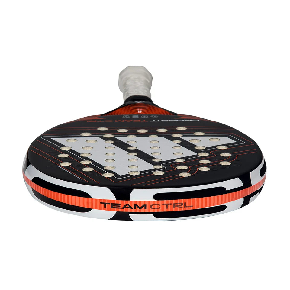 2026 Adidas CrossIt Team Control padel racket - laid flat showing the frame top