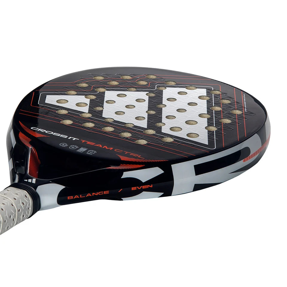 2026 Adidas CrossIt Team Control padel racket - laid flat showing the face