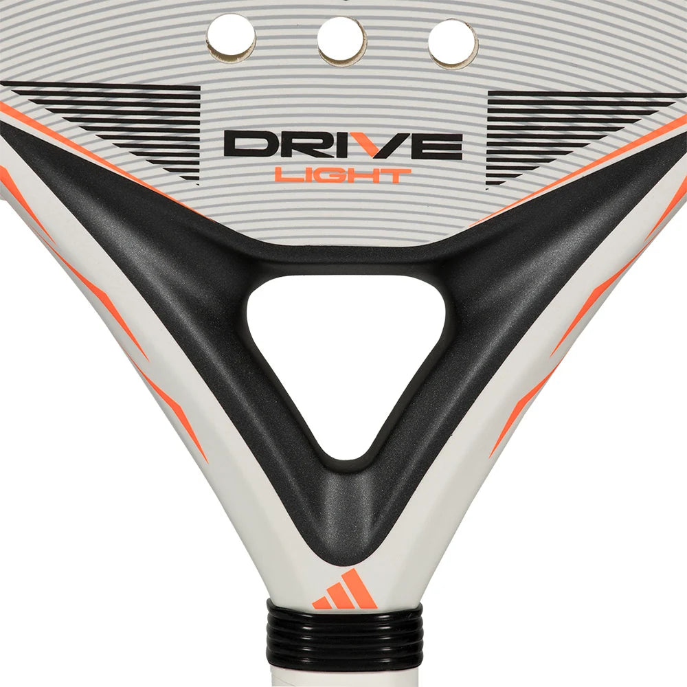 2026 Adidas Drive Light padel racket - close-up of the heart bridge