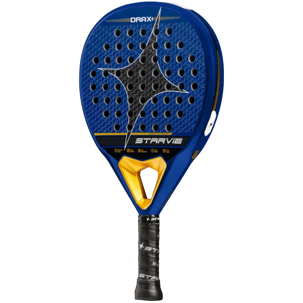 StarVie Drax + padel racket - reverse face view