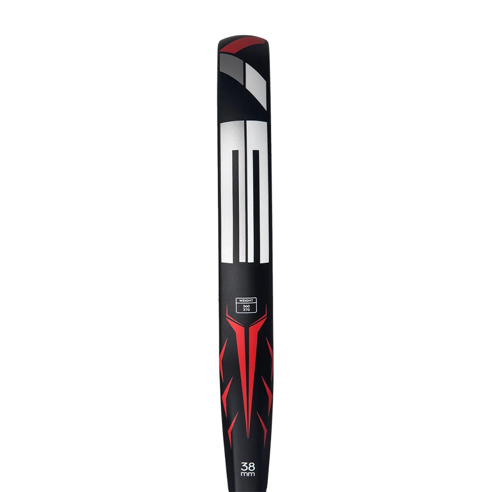 2026 Adidas Drive (Black) padel racket - edge-on profile view