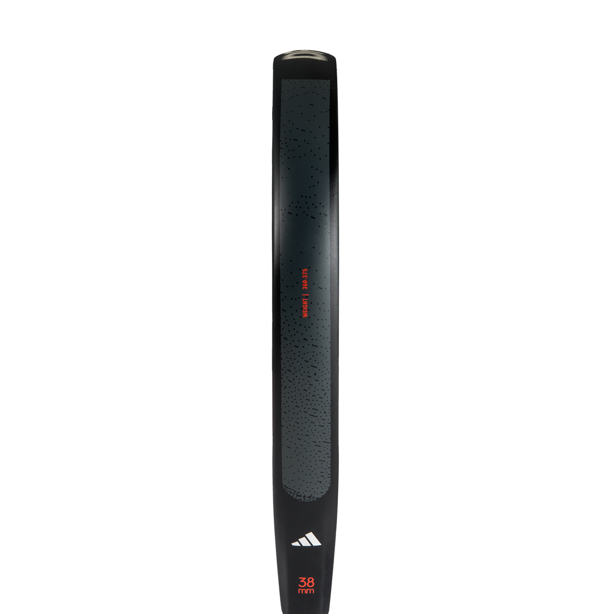 2025 Adidas Drive Black 3.4 padel racket - edge-on profile view