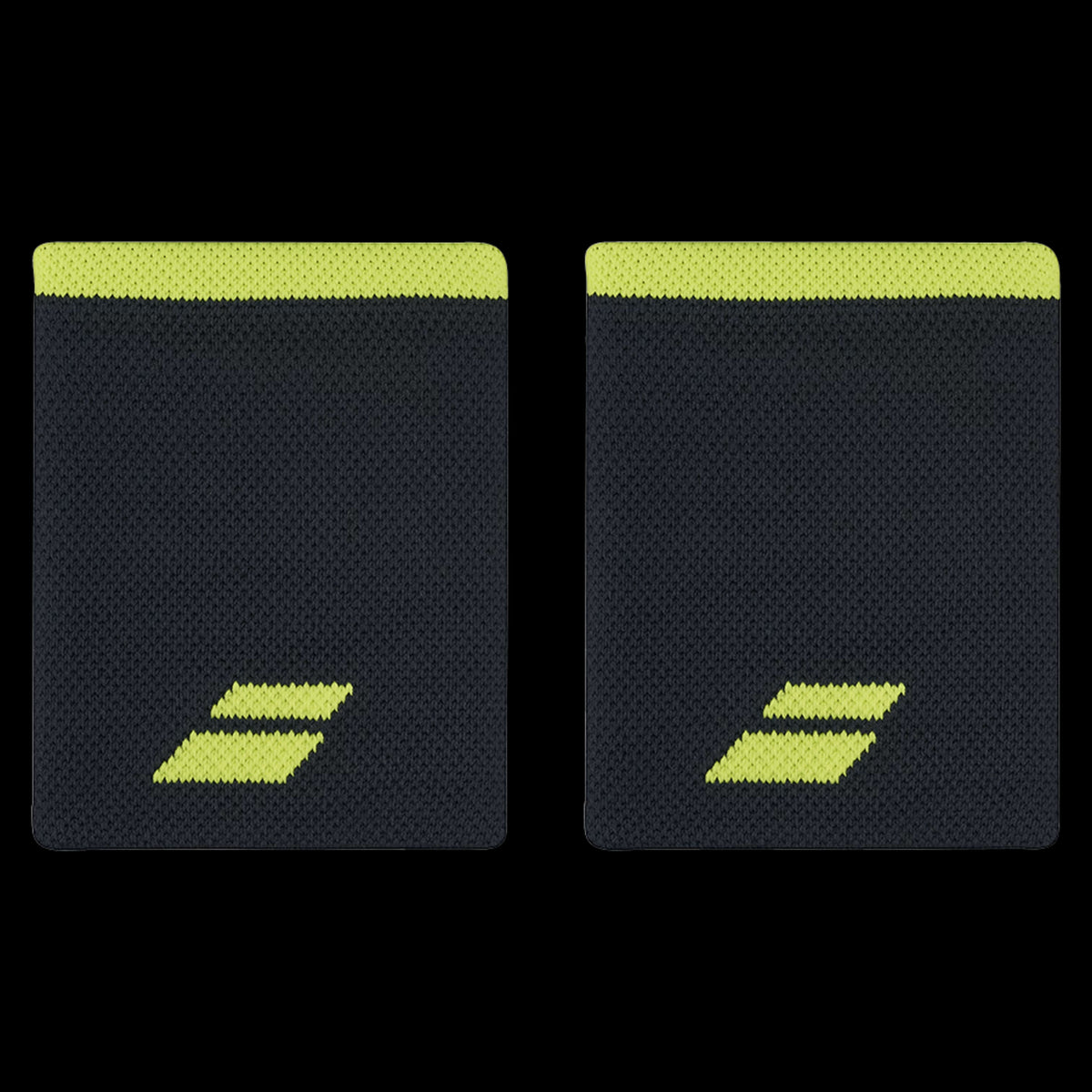Babolat Logo Jumbo padel wristband (Grey/Aero) - front view