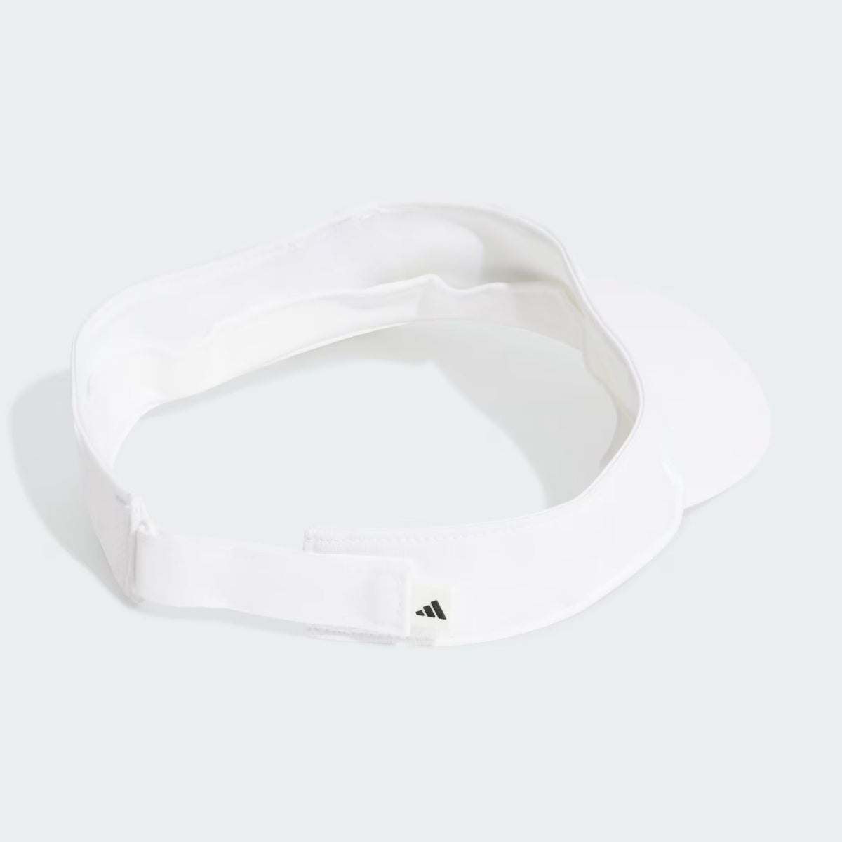 Adidas Climacool padel visor (White) - back view with hook-and-loop strap