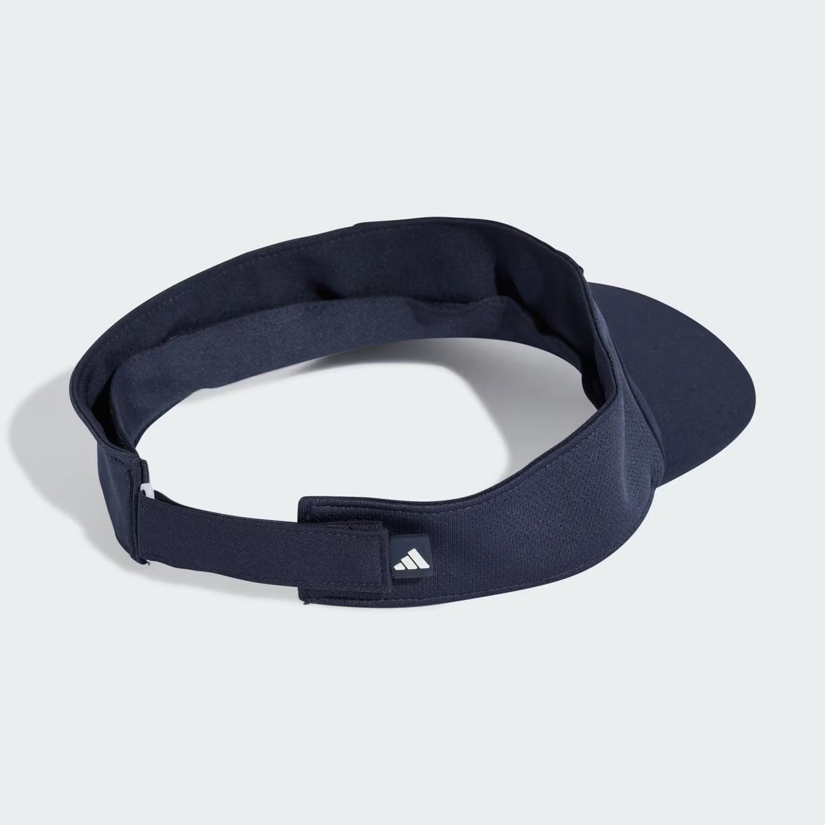 Adidas Climacool padel visor (Navy) - back view with hook-and-loop strap