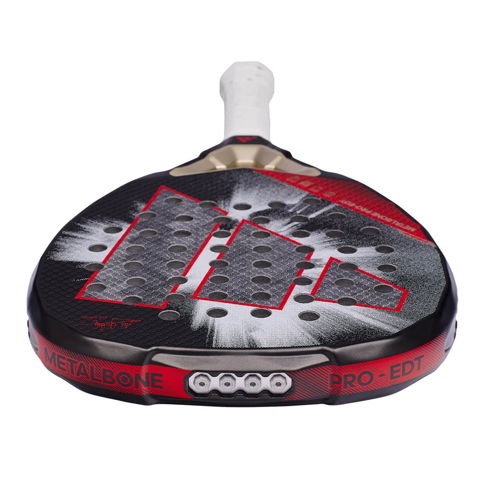 2026 Adidas Metalbone Pro EDT padel racket - laid flat showing the face