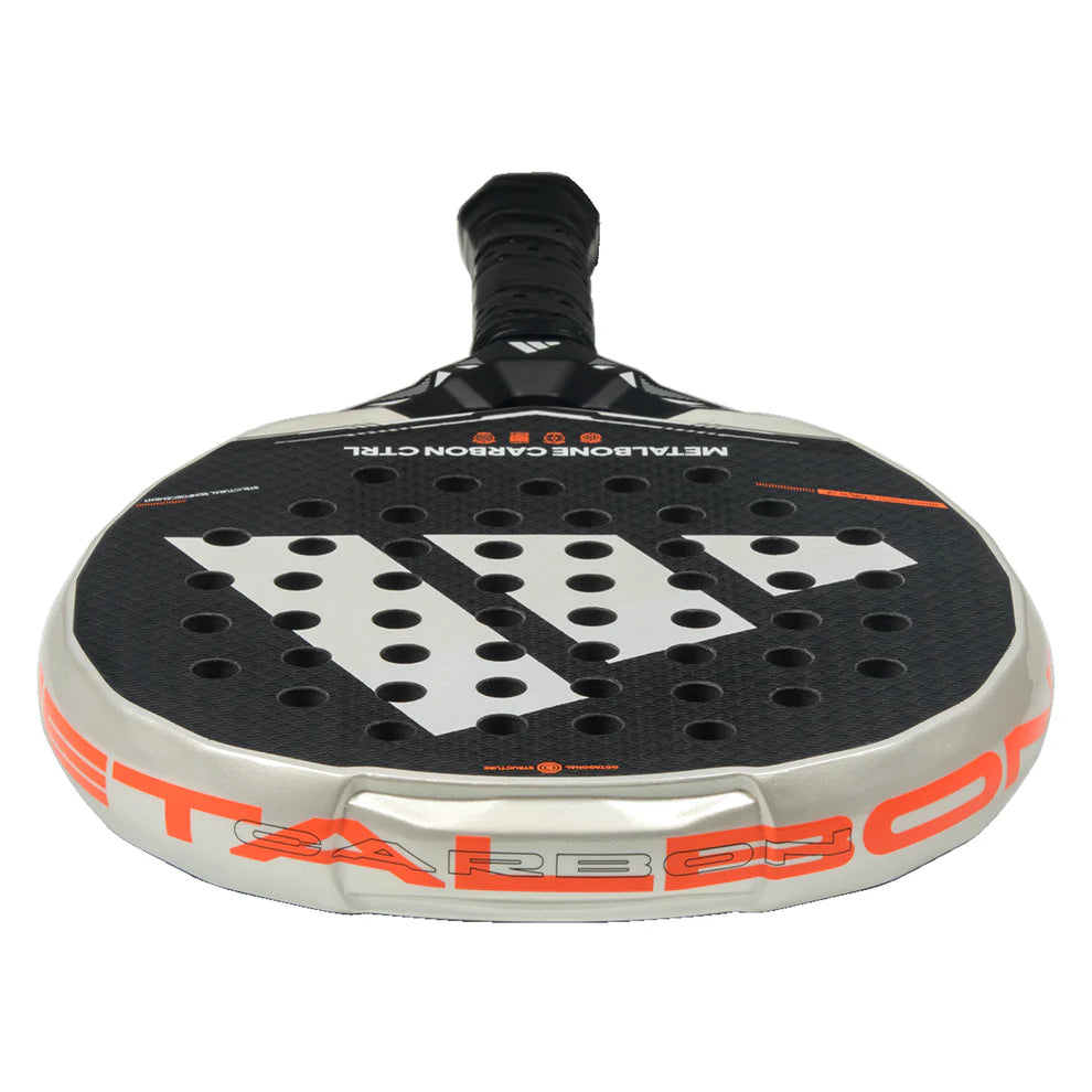 2026 Adidas Metalbone Carbon CTRL padel racket - laid flat showing the face