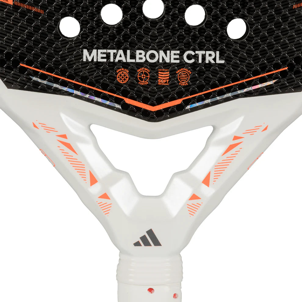2026 Adidas Metalbone CTRL padel racket - close-up of the heart bridge