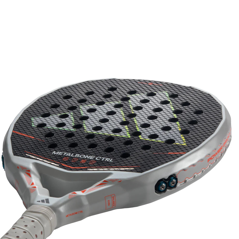 2026 Adidas Metalbone CTRL padel racket - laid flat showing the face