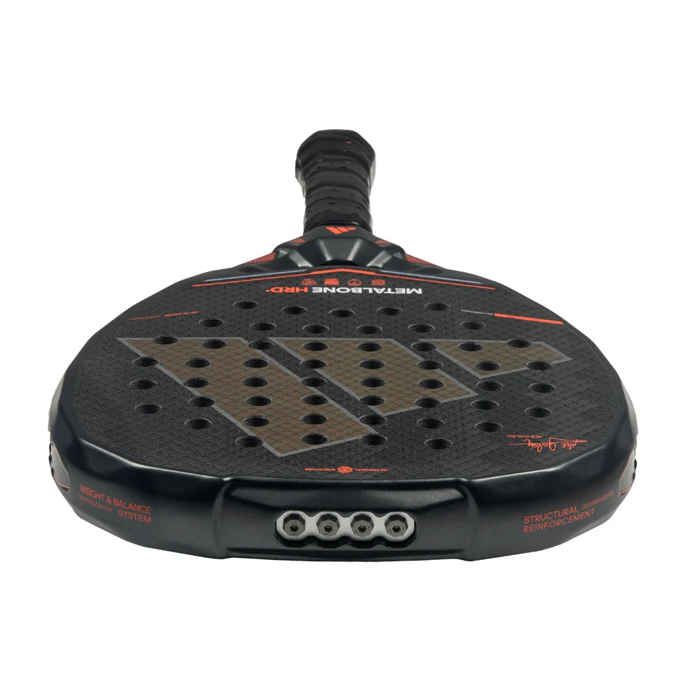 2026 Adidas Metalbone HRD+ padel racket - laid flat showing the face