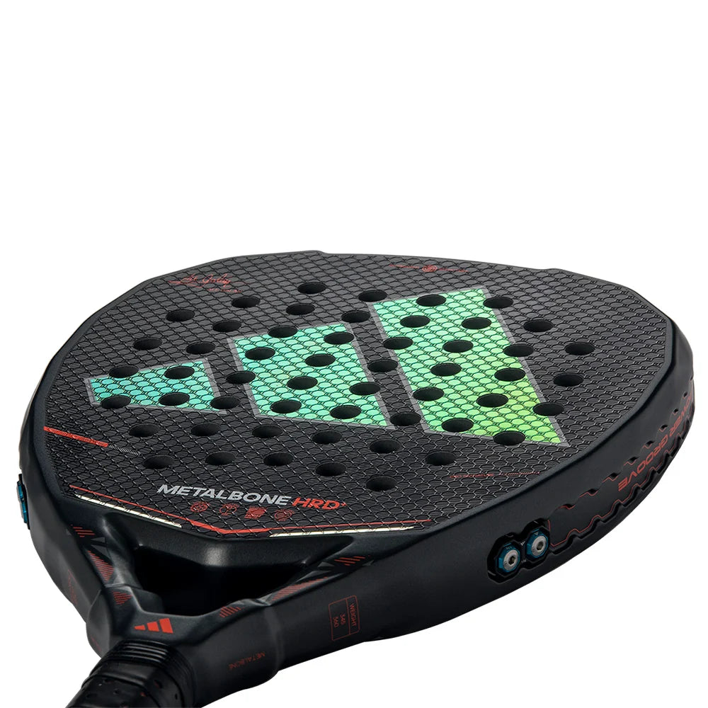 2026 Adidas Metalbone HRD+ padel racket - laid flat showing the reverse