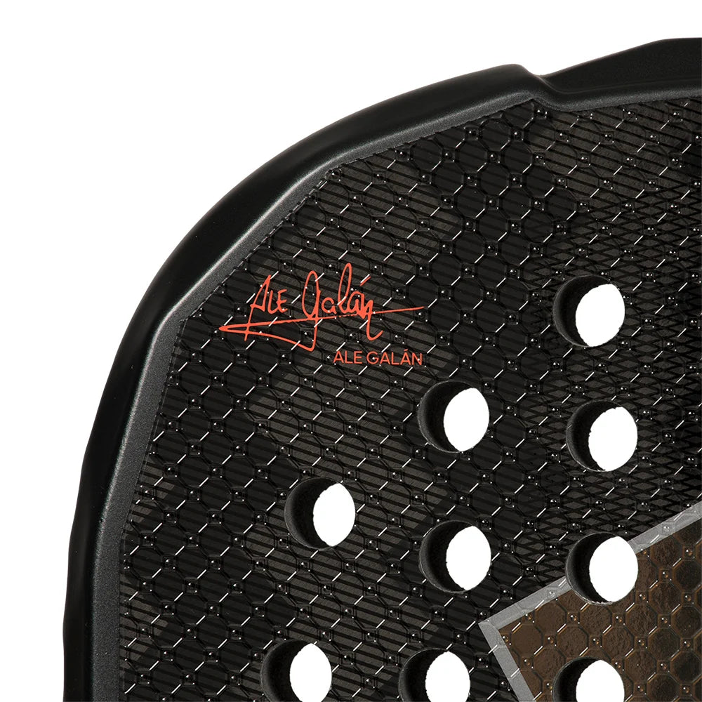 2026 Adidas Metalbone HRD+ padel racket - close-up of the textured hitting surface