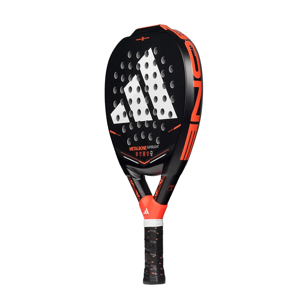 2026 Adidas Metalbone Superlight padel racket - angled three-quarter view