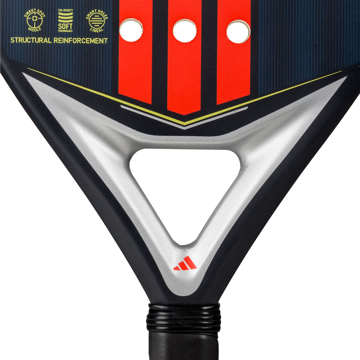 2025 Adidas Match Blue 3.4 padel racket - heart detail
