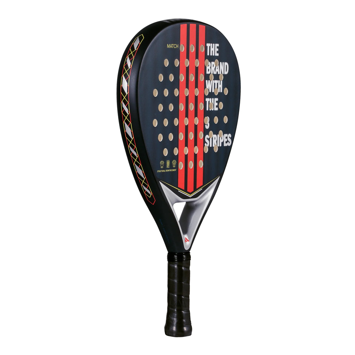 2025 Adidas Match Blue 3.4 padel racket - side view (alternate)