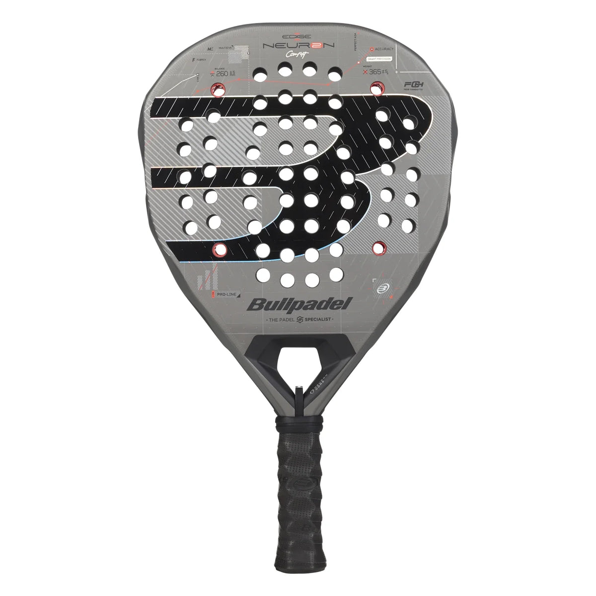 2027 Bullpadel Neuron 02 Edge Comfort padel racket - front view