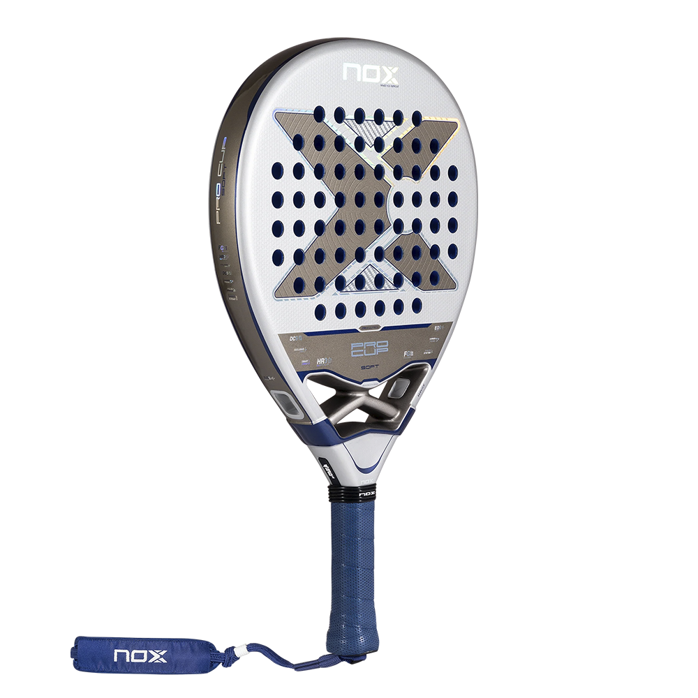 Nox Pro Cup Soft By Agustin Tapia padel racket - angled view