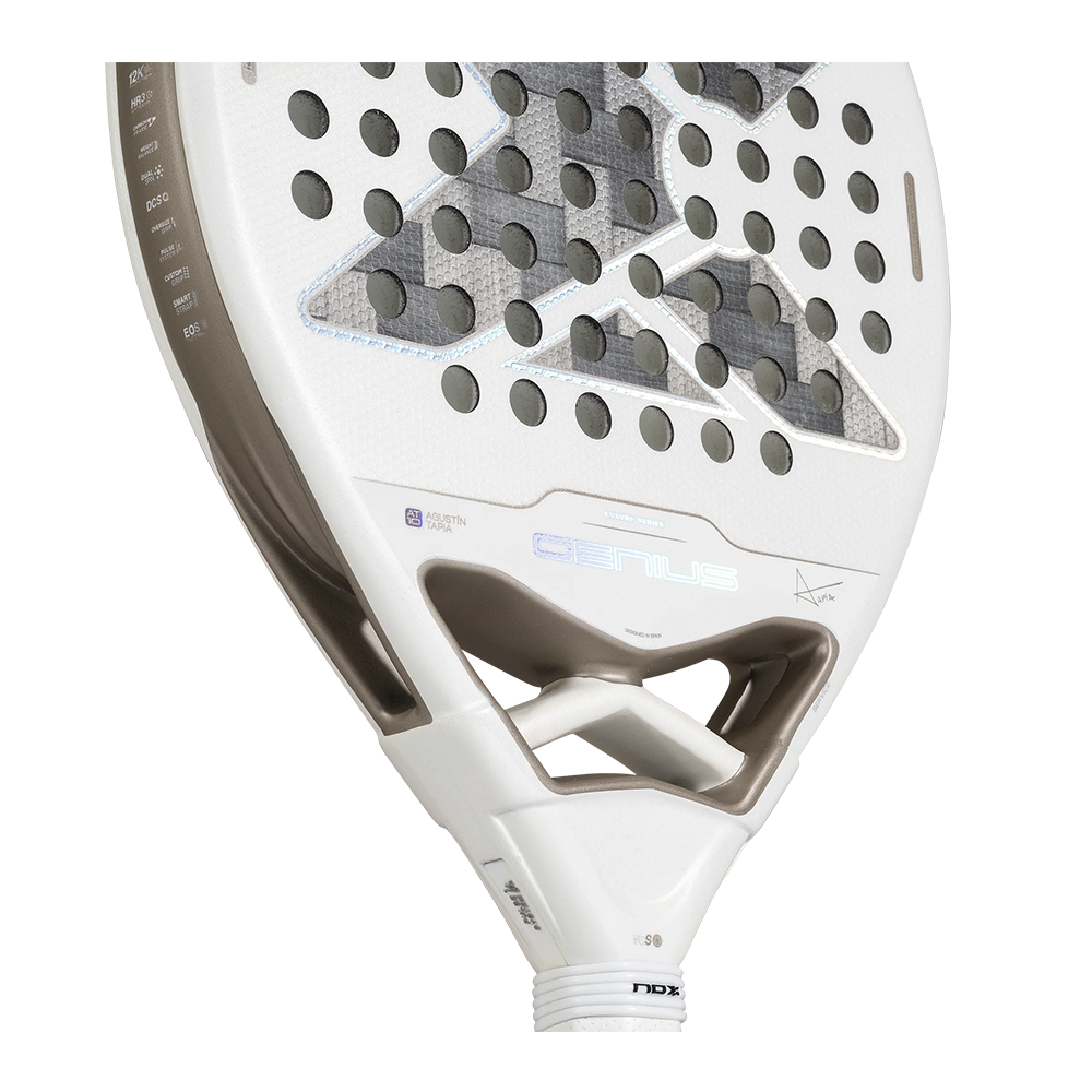 Nox Genius 12K Alum Xtrem Lite By Agustin Tapia padel racket - heart detail