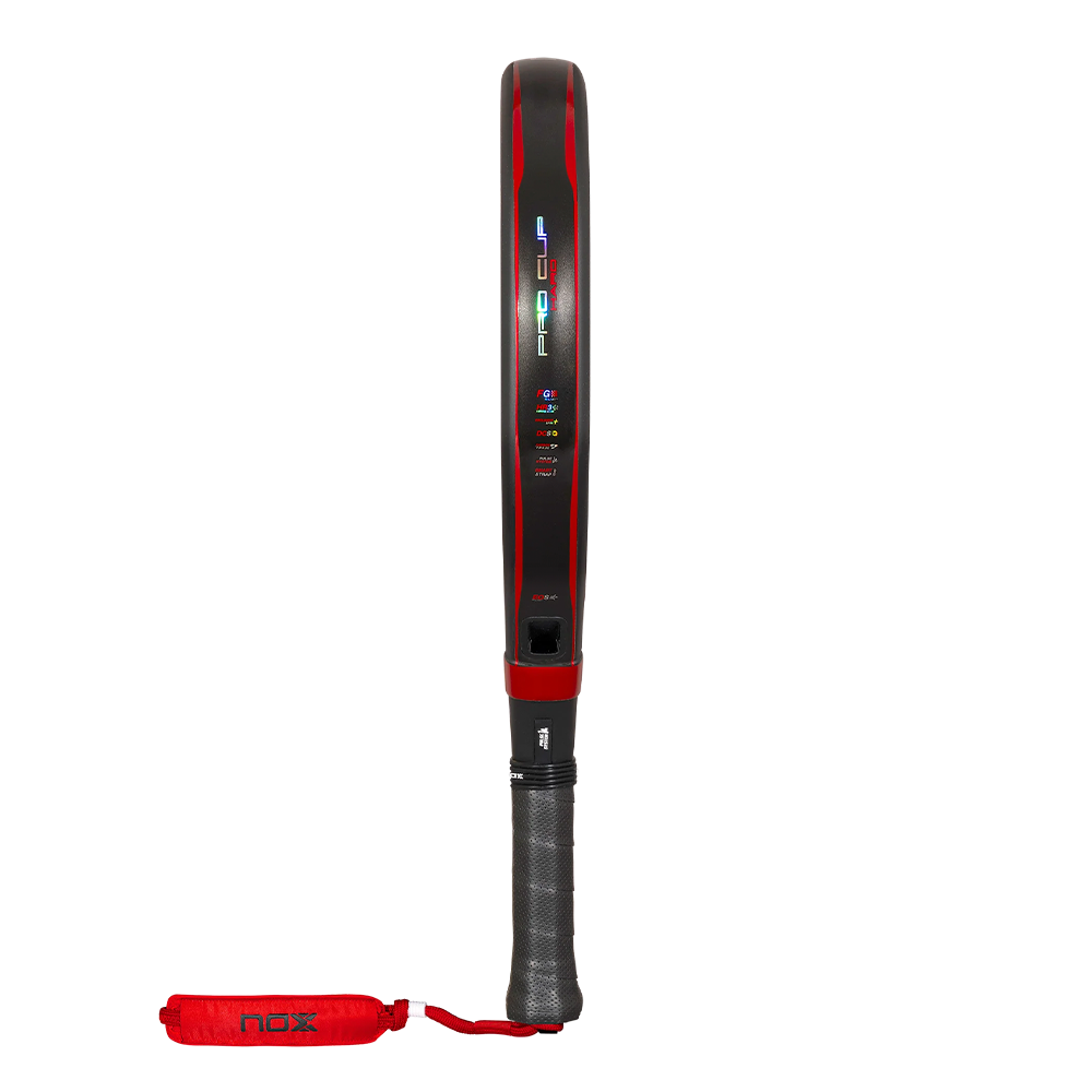 Nox Pro Cup Hard By Agustin Tapia padel racket - side view