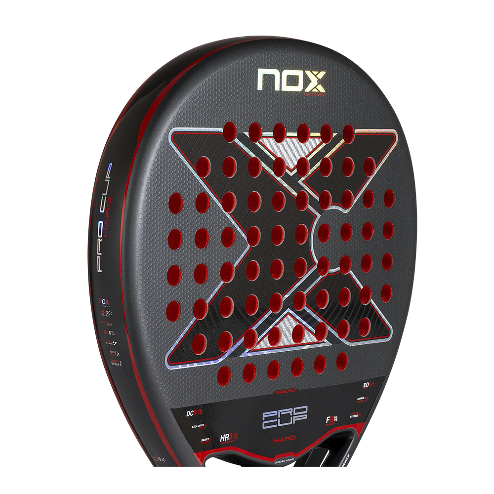 Nox Pro Cup Hard By Agustin Tapia padel racket - textured playing-surface detail