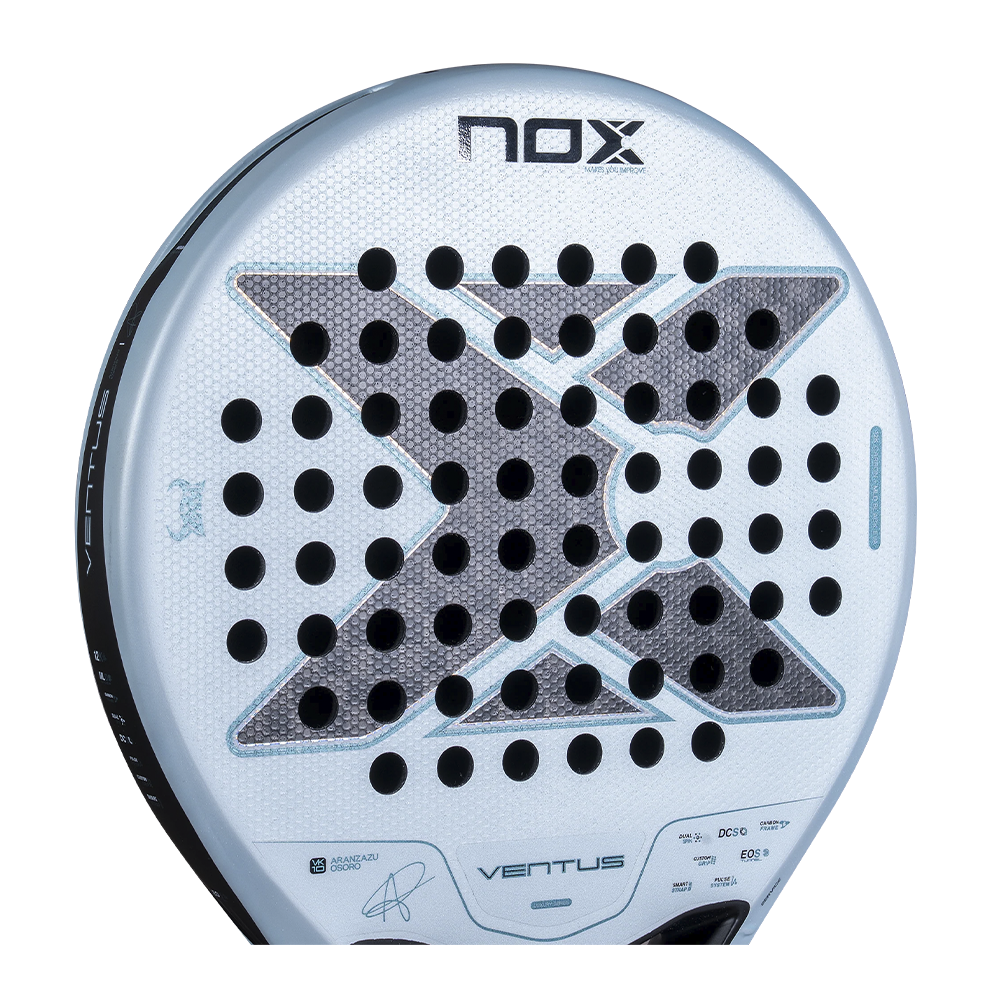 Nox Ventus 12K Control By Aranzazu Osoro padel racket - textured playing-surface detail