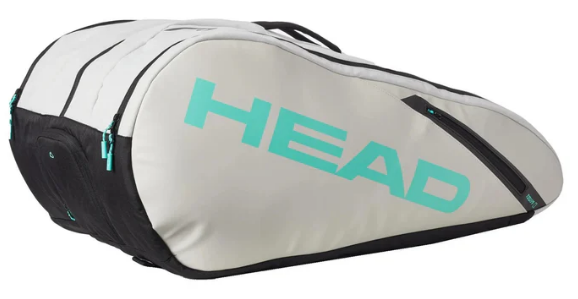 Head Tour Bag (Grey/ Mint) - angled three-quarter view