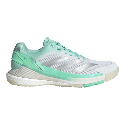 Adidas Crazyquick Boost women's padel shoes (Clear Mint/Silver) - outer side view