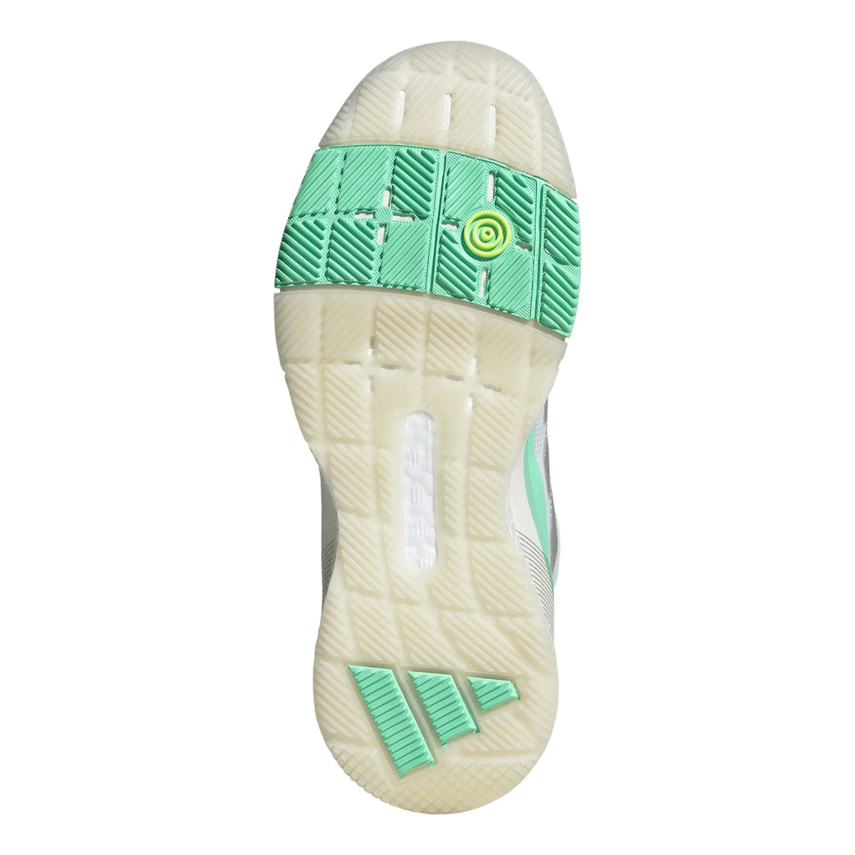 Adidas Crazyquick Boost women's padel shoes (Clear Mint/Silver) - sole view