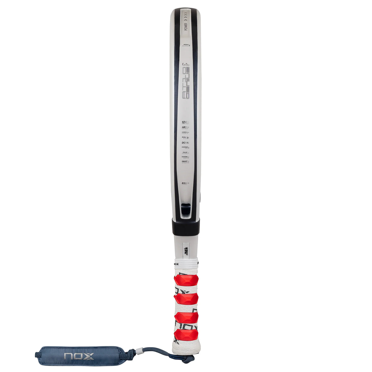 Nox AT10 Genius 12K Alum Xtrem Lite By Agustin Tapia padel racket - side view (alternate)