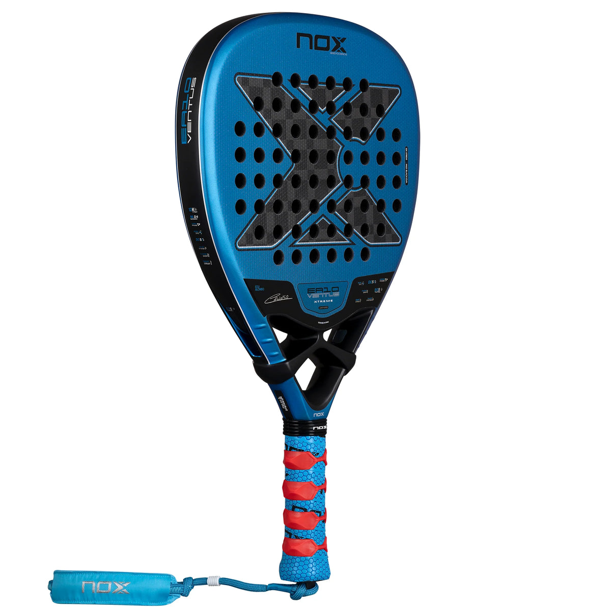 2026 Nox EA10 Ventus Attack 12K Xtrem By Edu Alonso padel racket - reverse face