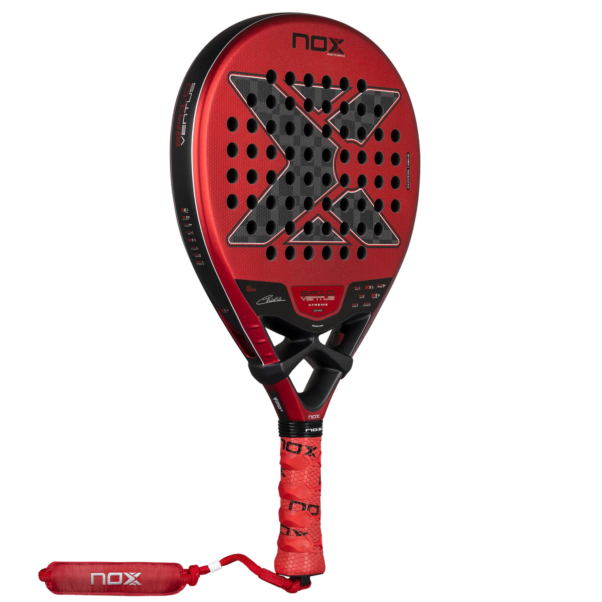 2026 Nox EA10 Ventus Hybrid 12K Xtrem By Edu Alonso padel racket - reverse face