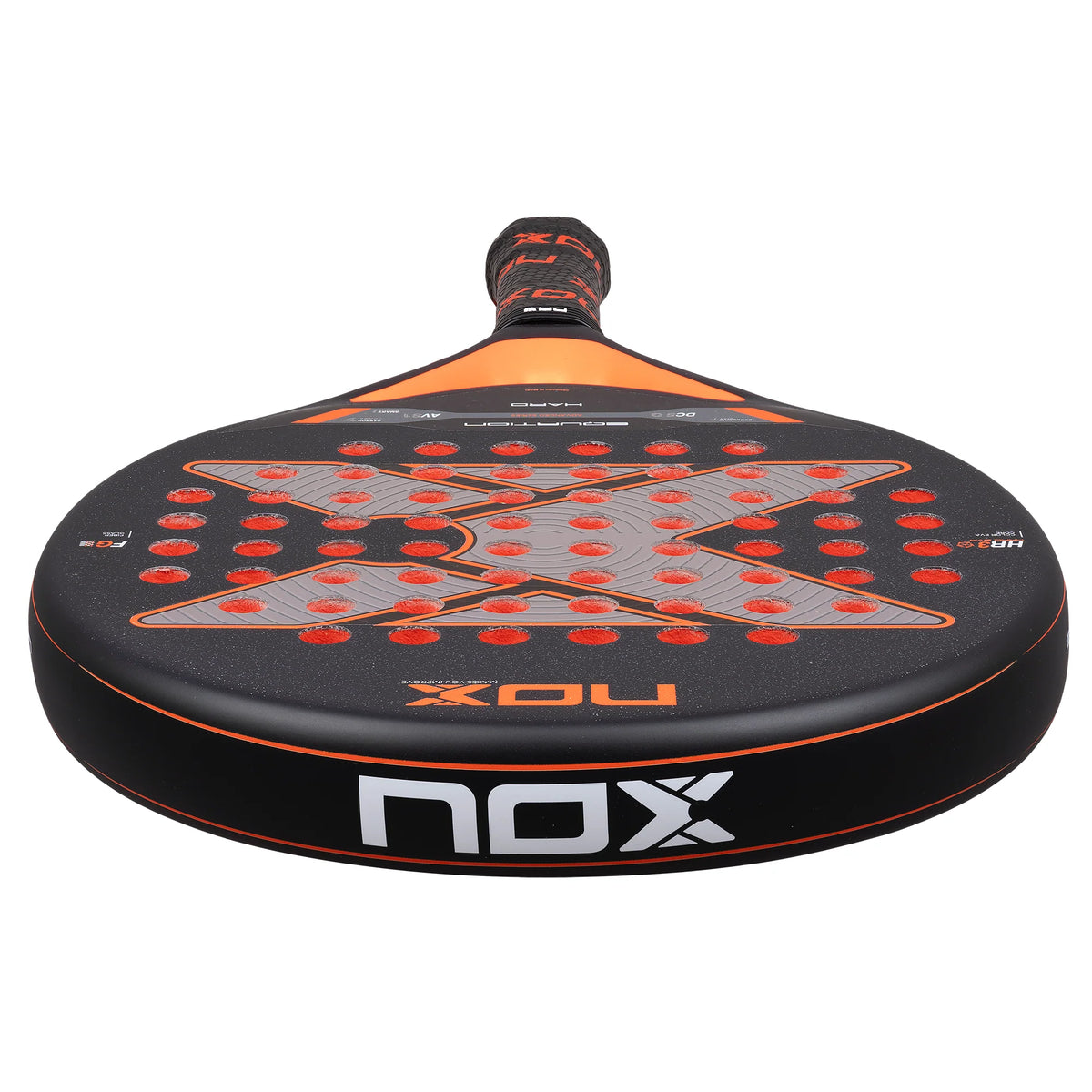 Nox Equation Advanced Hard padel racket - full view (alternate 3)