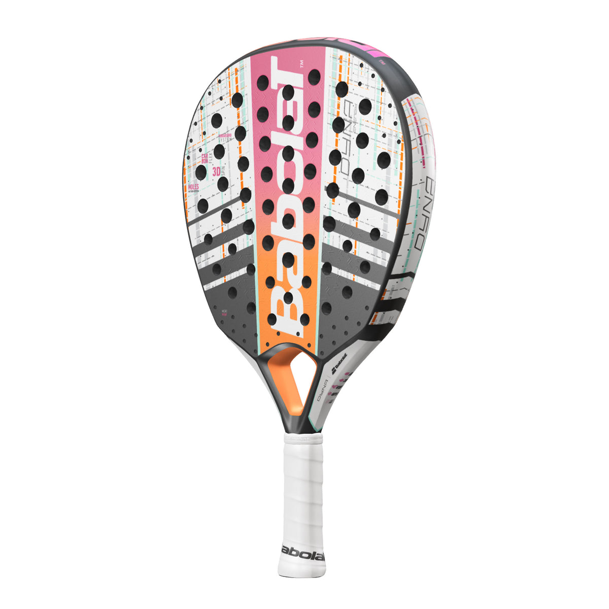 Babolat Dyna Energy padel racket - reverse face