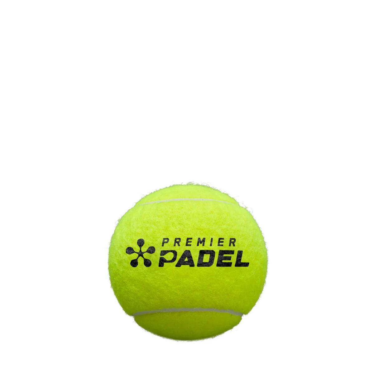 Wilson Premier Padel balls - three balls, detail view