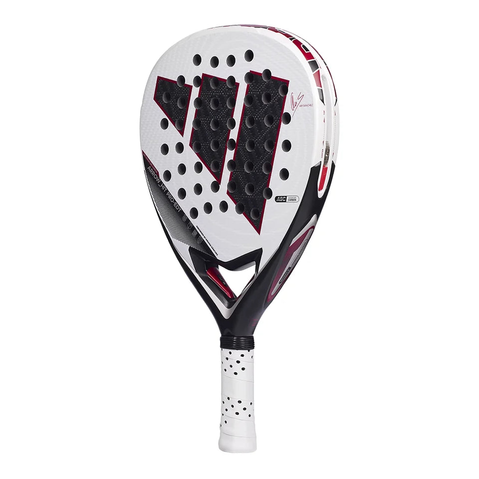2026 Adidas Arrow HIT Pro Edition padel racket - angled three-quarter view