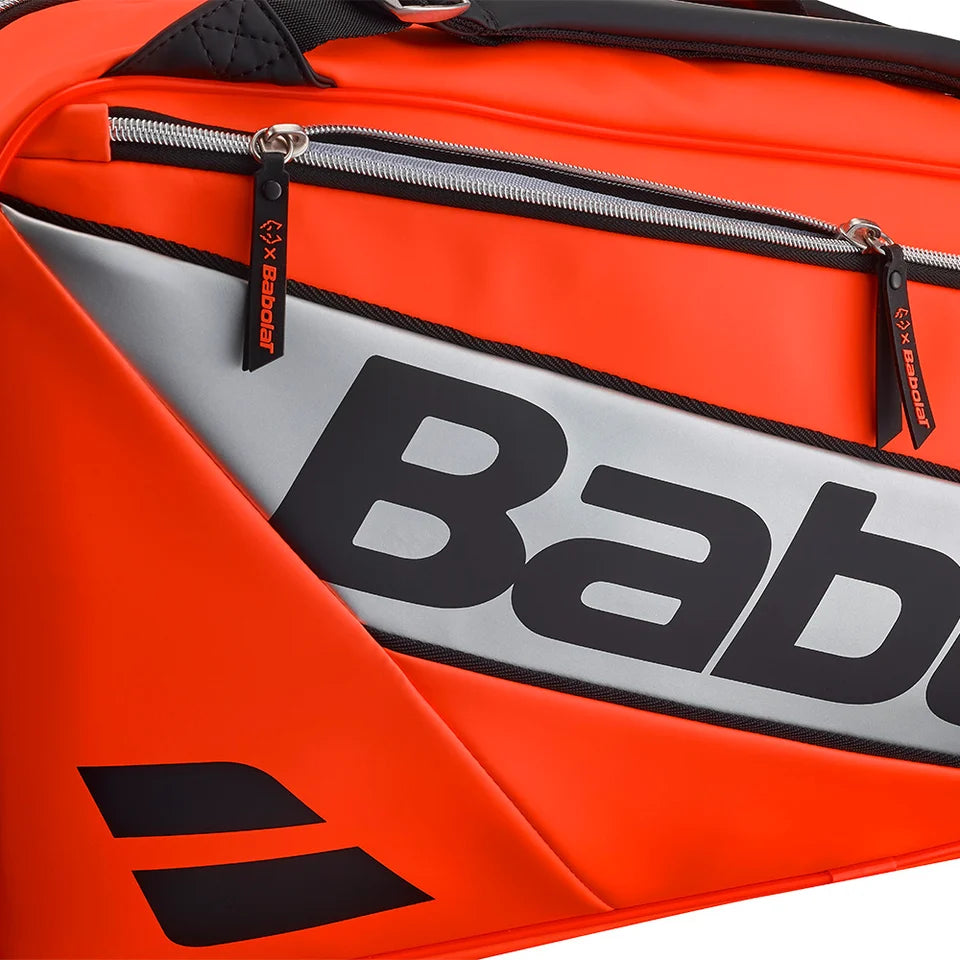 2026 Babolat RH Pro Juan LeBron padel racket bag - close-up of the zip and branding