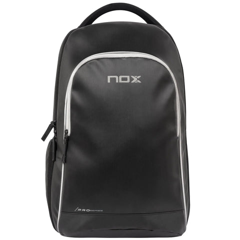 2025 Nox Pro Series Black padel backpack - front view