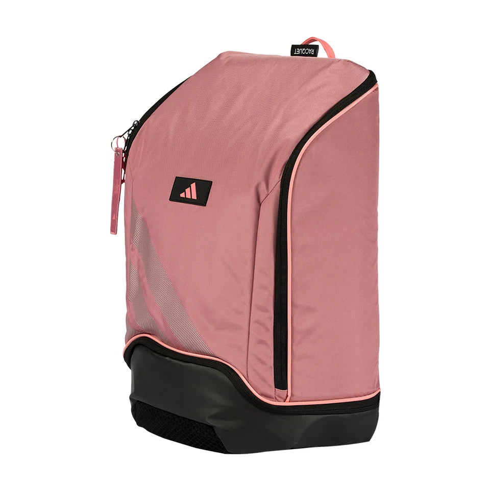 2026 Adidas Protour Backpack Pink - angled three-quarter view