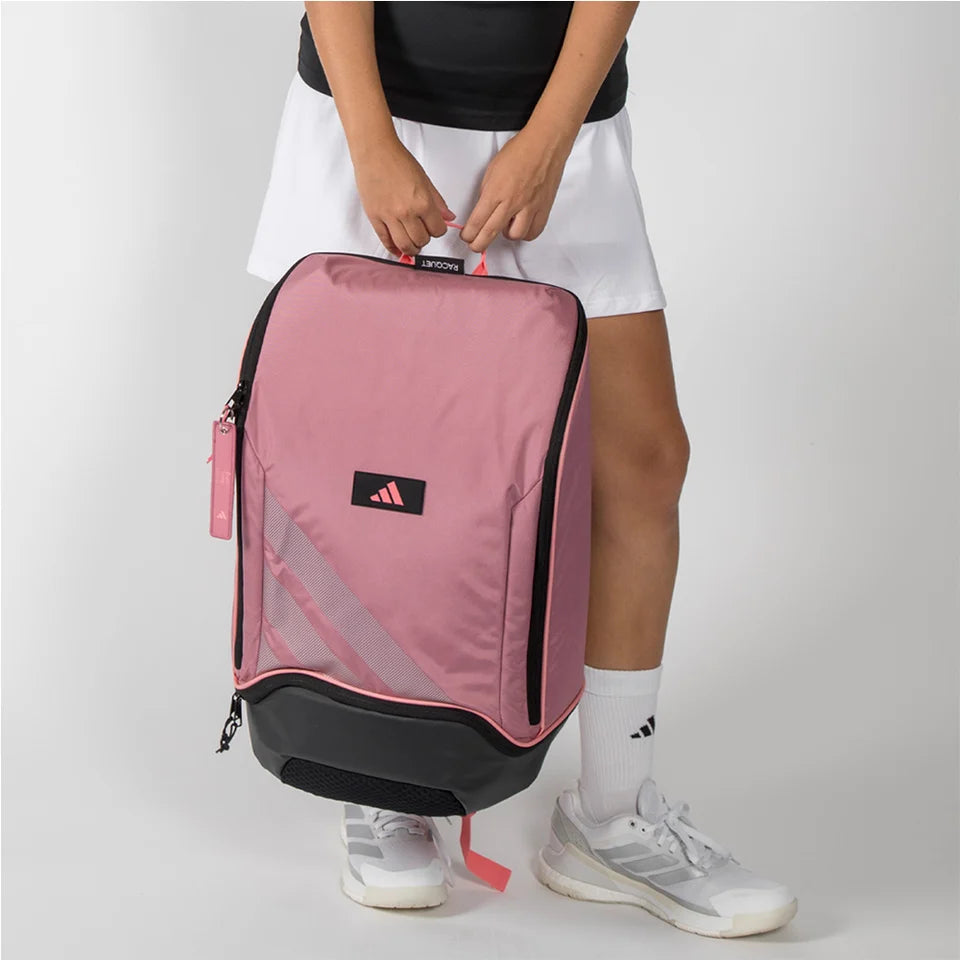 2026 Adidas Protour Backpack Pink - carried by a player