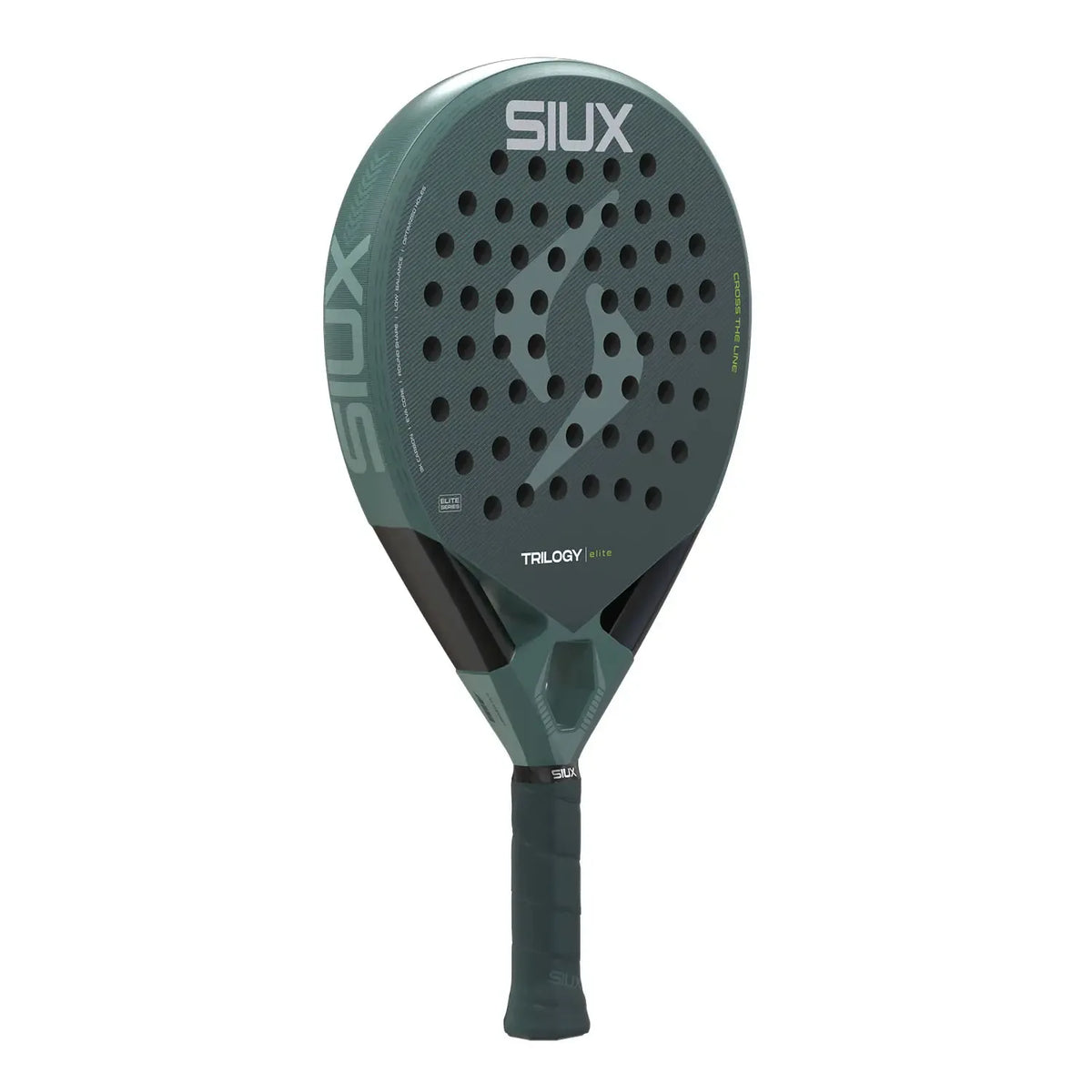 Siux Trilogy Elite 6 padel racket - angled view